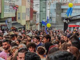mugardos, en koruna, galicien, Spanien bläckfisk fest 2018-07-14 foto