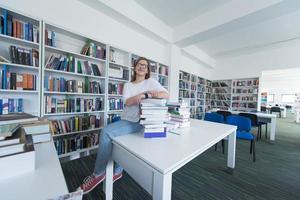 bibliotek studie begrepp foto