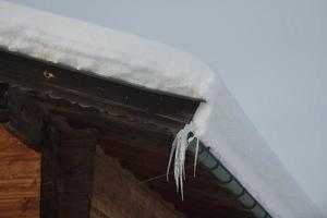 vinter bergslandskap foto