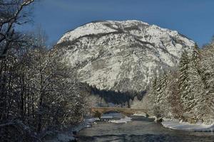 berg vinterlandskap foto