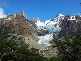 montera fitz Roy på los glaciärer nationell parkera, argentina, patagonien foto