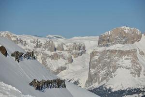 berg vinter natur foto