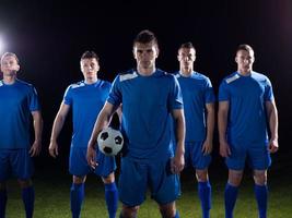 fotboll spelare team foto