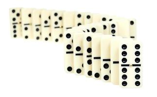 kurva linje från domino foto