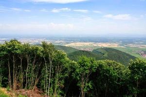 ovan se av område Alsace vin rutt från vosges foto