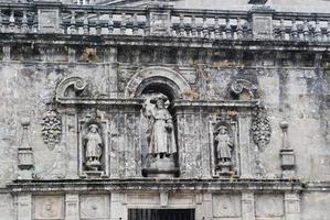 dekoration av katedral av santiago de kompostela foto