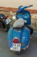 Valladolid, Spanien , september 10, 2022, klassisk motorcyklar möte foto