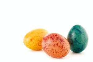 tre av påsk ägg foto
