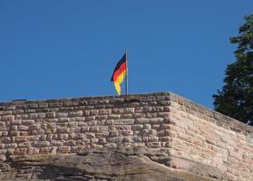 nuernberger burg slott i nuernberg foto