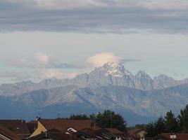 Monte viso eller monviso foto