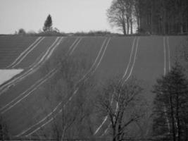 vandring i de tysk Westfalen foto