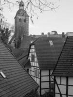 de gammal stad av tecklenburg i Tyskland foto