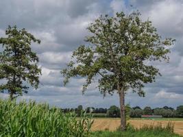 sommar tid på de tysk by weseke foto