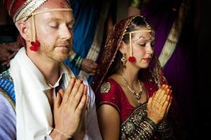 indiskt bröllop foto