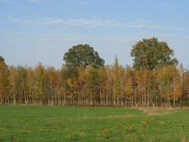 vandring nära burlo i Westfalen foto