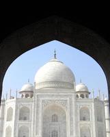 ikonisk Taj Mahal-vy foto