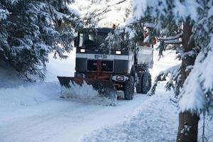 Sverige, 2022 - snö lastbil se foto