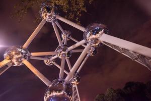 Bryssel, Belgien, 2022 - atomium byggnad se foto