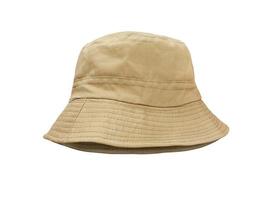 brun hink hatt isolerat på vit foto