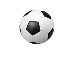 fotboll isolerad på vit bakgrund foto