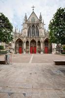 gotik saint-urbain basilika i troyes, Frankrike foto