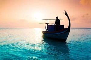 maldiverna, båt