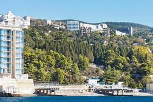 vid vatten i miskhor tillflykt område i crimea foto