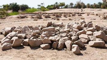 utgrävningar av gammal ayla stad i aqaba stad foto
