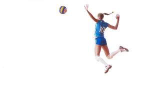 volleyboll spelare porträtt foto