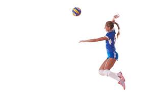 volleyboll spelare porträtt foto