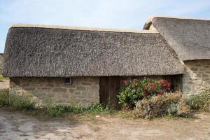 traditionell hus. by av menez skinka, Frankrike. foto