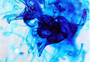 abstrakt blå bakgrund, blått bläck bakgrund foto