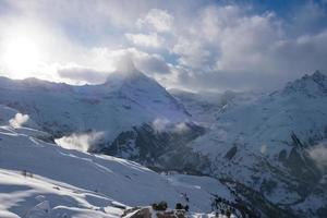 berg matterhorn zermatt schweiz foto