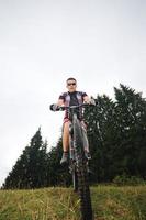 berg cykel se foto