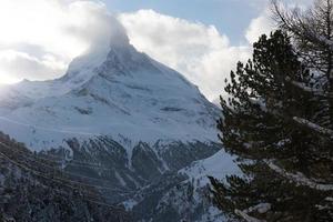 berg matterhorn zermatt schweiz foto