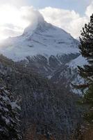 berg matterhorn zermatt schweiz foto
