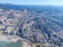 genua Italien antenn se panorama foto