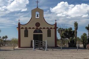 baja kalifornien sur öken- kyrka foto