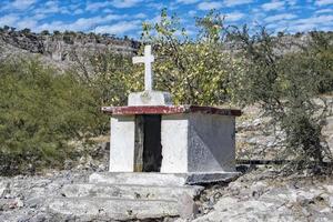 baja kalifornien sur mexico öken- kyrka foto