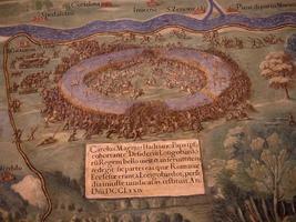 vatican stad, rom - februari 26 2022 - känd mural geografisk Kartor foto