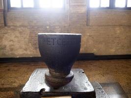 pietra del vituperio padova palazzo della ragione Begagnade för offentlig förnedringar foto