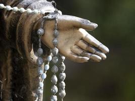 helig madonna hjärta staty detalj foto