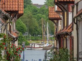 flensburg stad i tyskland foto