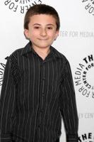 los angeles, 13 aug - atticus shaffer på Disney's Fish Hooks paleyfest family 2011 event på paley center for media den 13 augusti 2011 i Beverly Hills, ca. foto