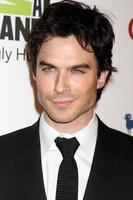 los angeles, 24 mars - ian somerhalder anländer till 2012 års Genesis Awards på beverly hilton hotel den 24 mars 2012 i beverly hills, ca. foto