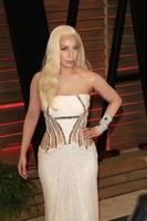 los angeles, mar 2 - lady gaga på 2014 vanity fair oscar party på sunset boulevard den 2 mars 2014 i west hollywood, ca. foto