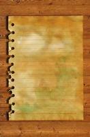 gammal papper och brun trä textur foto