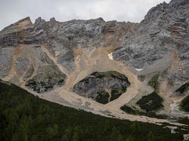 fläktar dolomiter bergen panorama foto