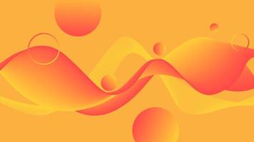 abstrakt flytande bakgrund med orange bas färger, lämplig för olika bakgrund syften, framförallt webbplatser för teknologi företag och börja företag foto