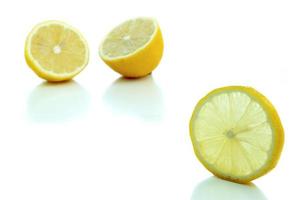 några av skivor citron- foto